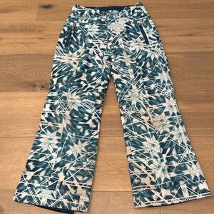Obermeyer Girls Brooke ski snow Pant in Southwest Blues size Medium (10-12)